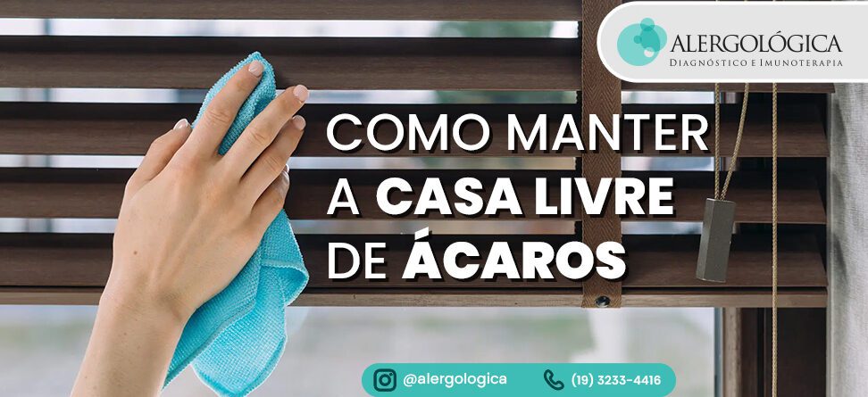 Clinica Alergologica - Blog - Como manter a casa livre de acaros