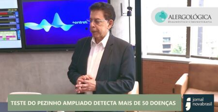 Clinica Alergologica - Entrevista Nova Brasil com Herodoto Barbeiro - Dr Antonio Condino Neto comenta Teste do Pezinho Ampliado