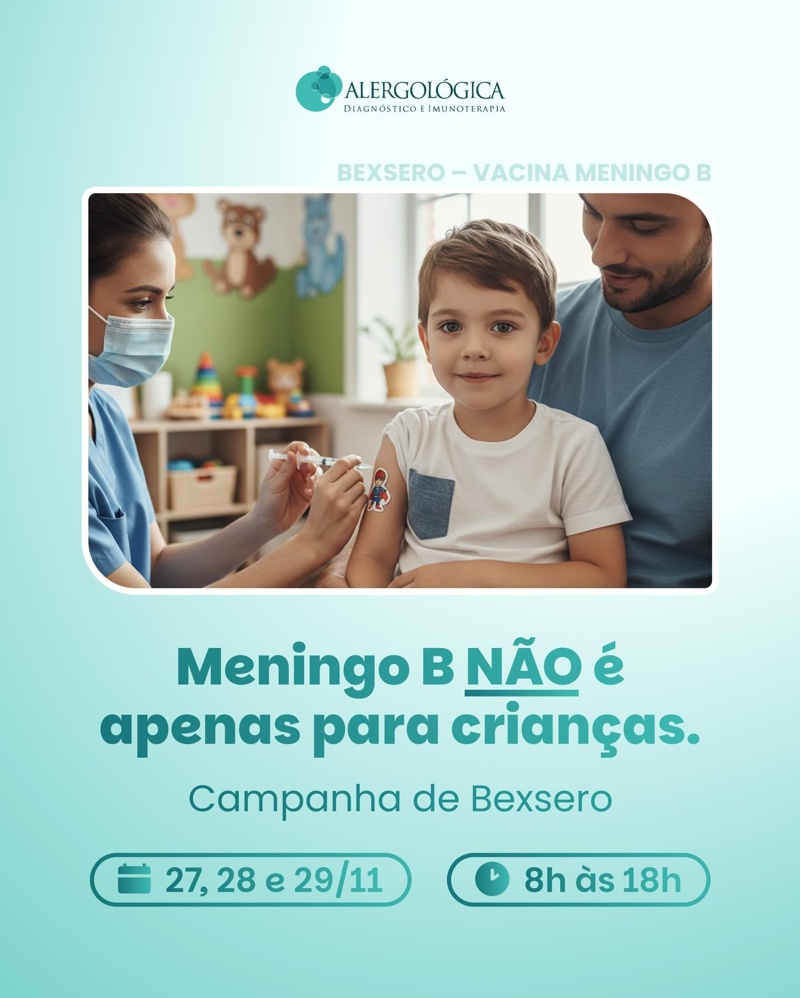 ALERGOLOGICA - Meningite B no instagram